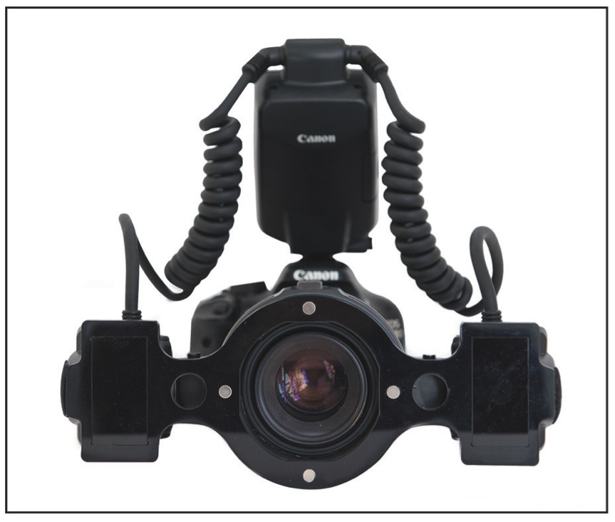 Camera and flash setup from the authors’ manuscript of the 2018 fluorescence study.